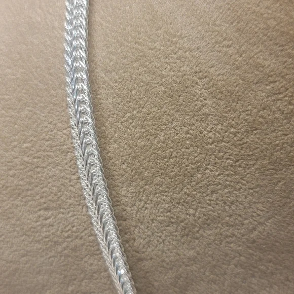 Sterling Silver 925 20in Flat Snake‎ Chain Necklace Wedding Charm Engagem…